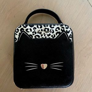 Kate Spade Meow Cat Daisy Vanity Crossbody purse.